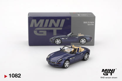 Mini GT No 1082 1/64 BMW Z8 Alpina Alpine Blue New LHD