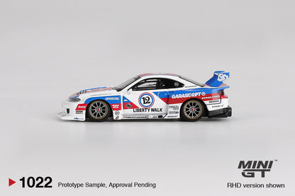 MINI GT - NISSAN SILVIA S15 LB SUPER SILHOUETTE GARASIDRIFT x LBWK 2025 SEALED 1022