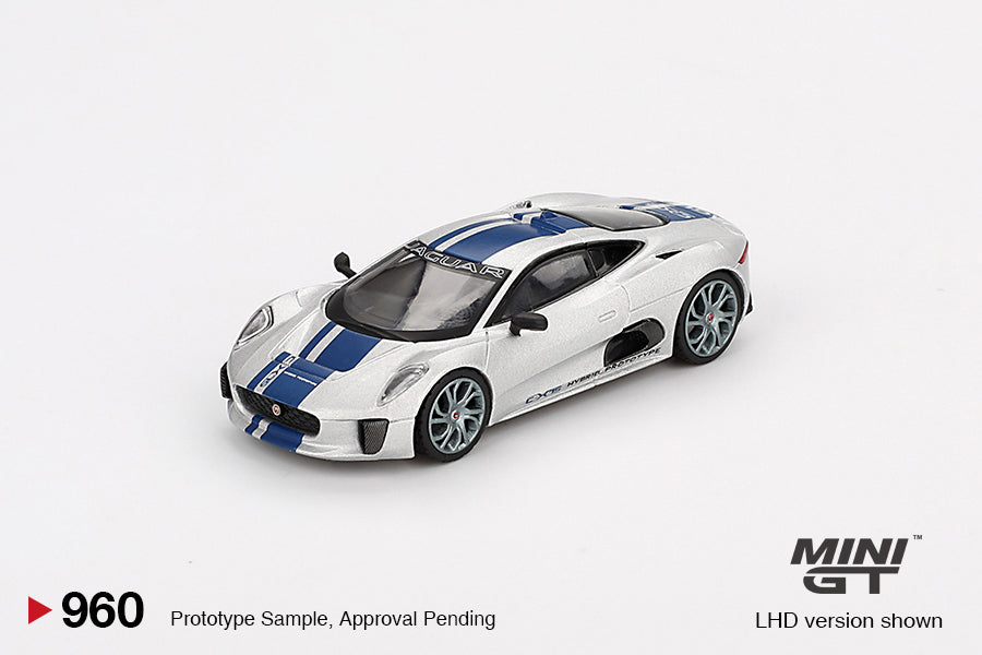 Mini GT 1/64 - Jaguar C-X75 Silver #960 LHD New