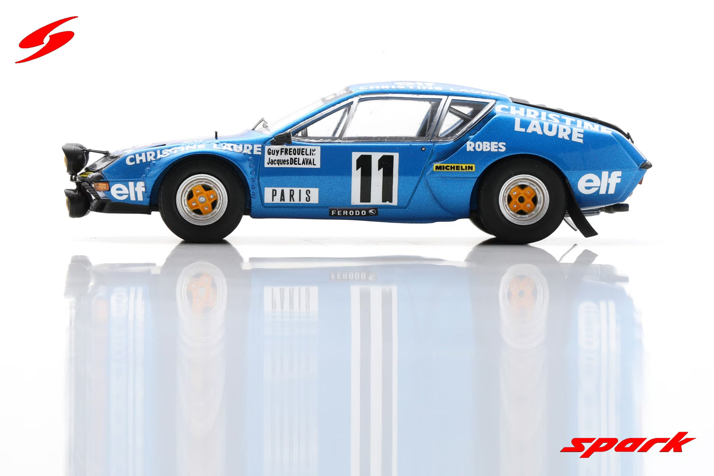 Spark 1/43 Alpine A310 No.11 Rally Monte Carlo 1977 G. Fréquelin - J. Delaval S5469