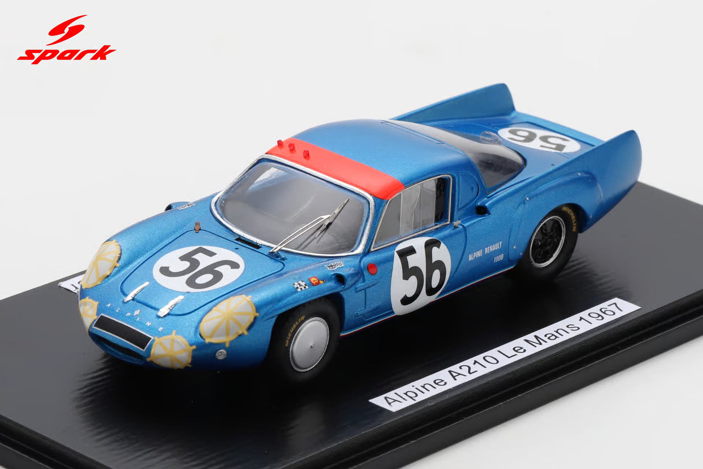 Alpine A210 No.56 24H Le Mans 1967 G. Larrousse - P. Depailler S5691 - 1:43