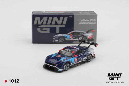 MiniGT 1/64 Ford Mustang GT3 #65 Multimatic Motorsports 2024 IMSA Daytona 24Hr 1012