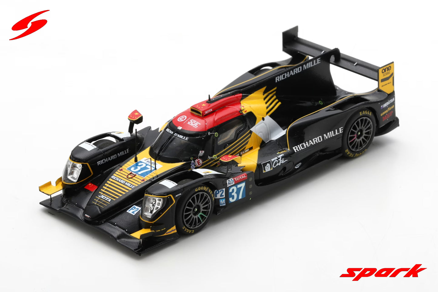Spark 1/43 Oreca 07 - Gibson No.37 Jackie Chan DC Racing 24H Le Mans 2020 G. Aubry - W. Stevens - H.-P. Tung S7977