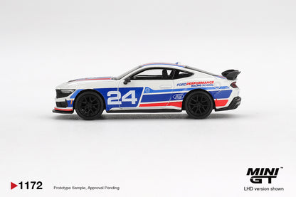 Mini GT Ford Mustang Dark Horse #24 Ford Performance Racing School 1172