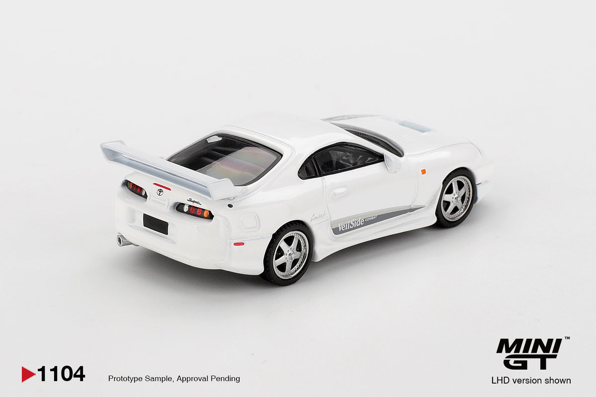 Mini GT No 1104 1/64 Toyota Supra VeilSide Combat V-I White