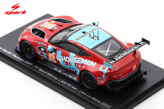 Aston Martin Vantage AMR No.33 TF Sport Winner LMGTE Am 24H Le Mans 2022 B. Keating - H. Chaves - M. Sørensen S8647 - 1:43