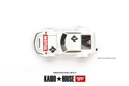 KAIDOHOUSE x MINI GT 1/64 Datsun KAIDO Fairlady Z MOTUL V3 KHMG064