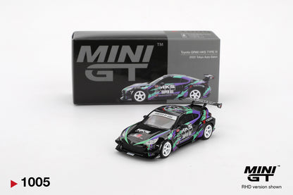 Mini GT No 1005 1/64 Toyota GR 86 HKS Type R 2022 Tokyo Auto Salon New