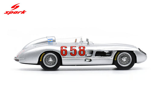 Spark Mercedes 300 SLR No.658 2nd Mille Miglia 1955 Juan Manuel Fangio S5857 - 1:43