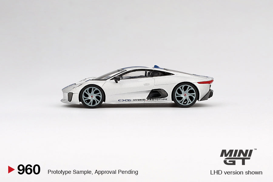 Mini GT 1/64 - Jaguar C-X75 Silver #960 LHD New