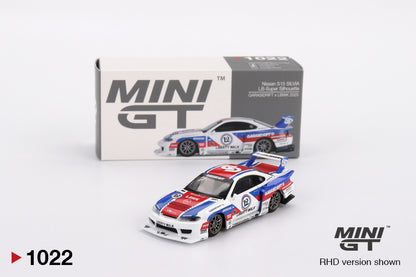 MINI GT - NISSAN SILVIA S15 LB SUPER SILHOUETTE GARASIDRIFT x LBWK 2025 SEALED 1022