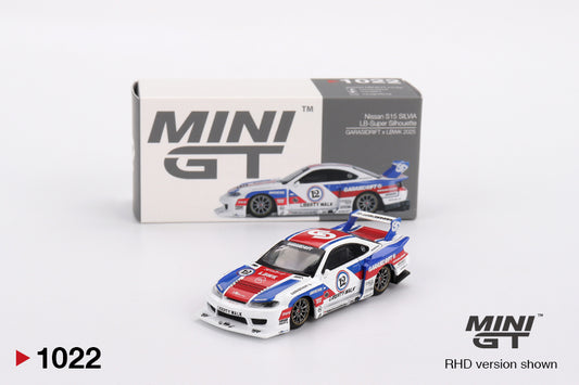MINI GT - NISSAN SILVIA S15 LB SUPER SILHOUETTE GARASIDRIFT x LBWK 2025 SEALED 1022