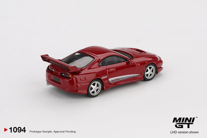 Mini Gt 1/64 Toyota Supra VeilSide Combat V-I Red LHD 1094 In Blister pack