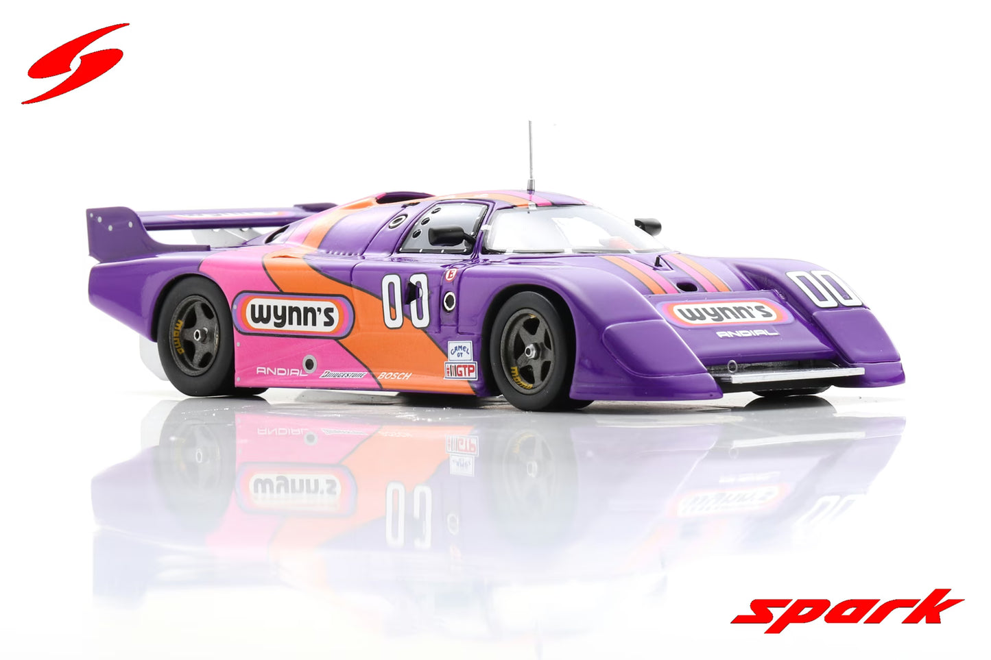 Spark 1/43 March 83G No.00 6th 6H Riverside 1986 J. Adams - J. Hotchkis Limited 500 US173