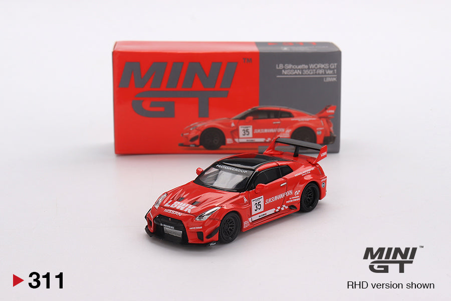 Mini Gt 1/64 LB-Silhouette WORKS GT NISSAN 35GT-RR Ver.1 LBWK #311 RHD