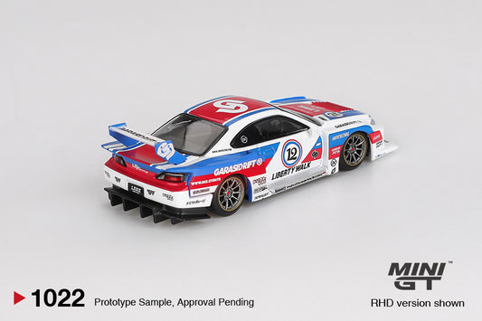 MINI GT - NISSAN SILVIA S15 LB SUPER SILHOUETTE GARASIDRIFT x LBWK 2025 SEALED 1022