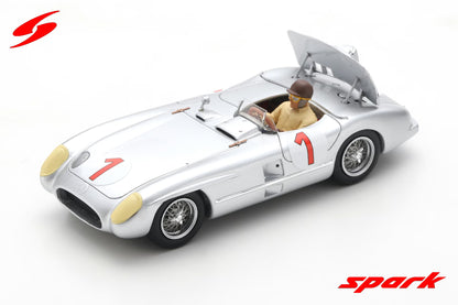 Spark 1/43 Mercedes Benz 300 SLR No.1 Winner Kristianstad Grand Prix 1955 Juan Manuel Fangio S5858