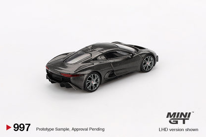 Mini GT #997 - Jaguar C-X75 Test car - 1/64 Scale - Sealed Box) LHD