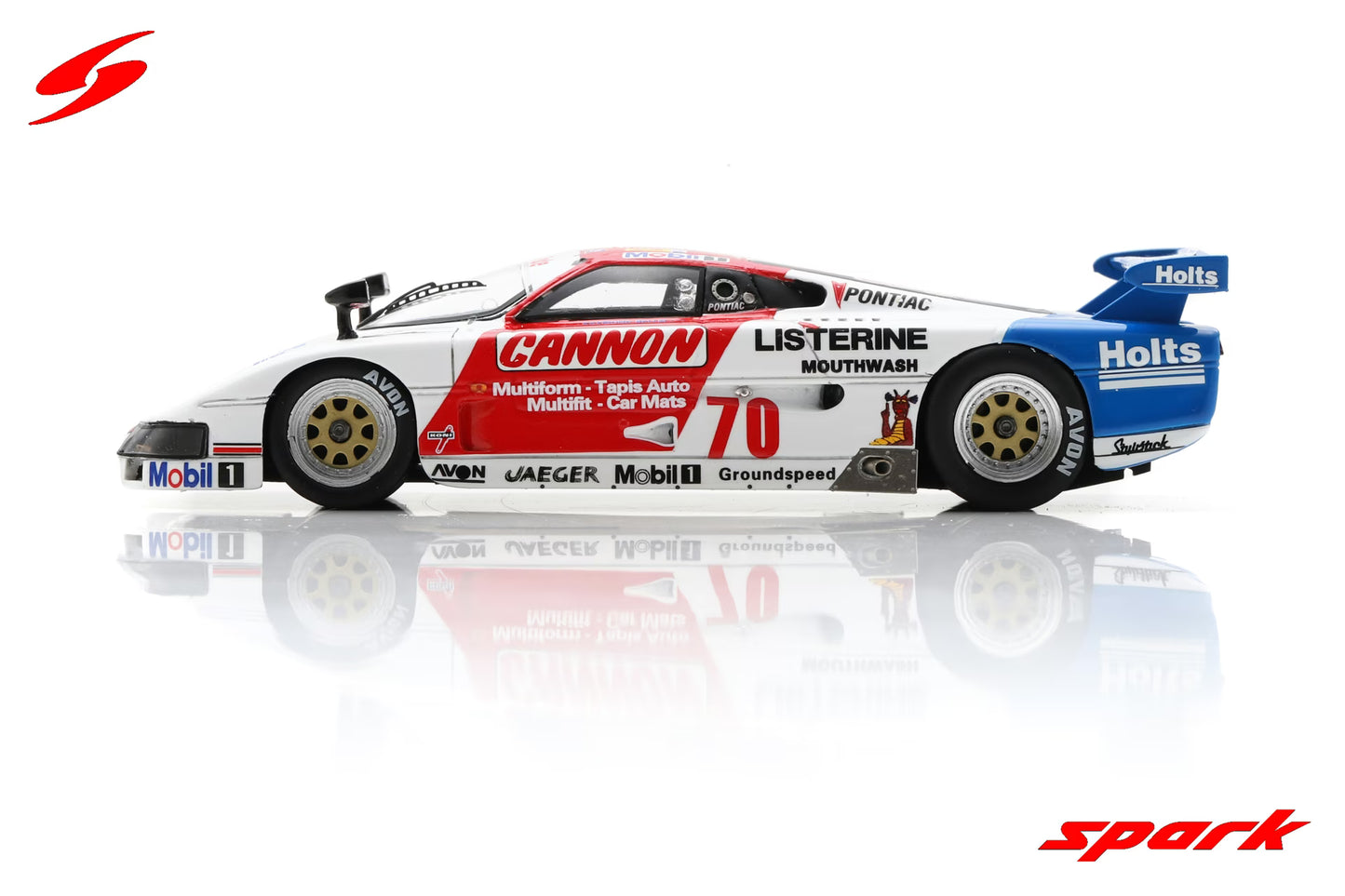 Spark 1/43  Spice SE 86 C No.70 19th 24H Le Mans 1986 G. Spice - R. Bellm - J-M. Martin S6800