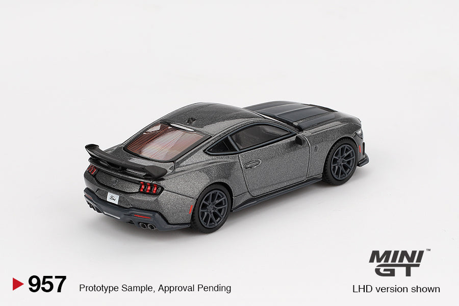 Mini GT MGT00957-R 1/64 Ford Mustang Dark Horse 2024 Carbonized Gray RHD New