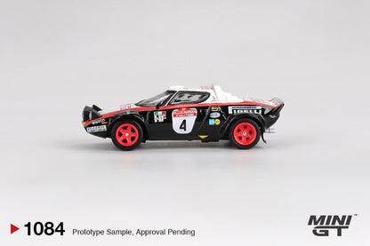 Mini GT 1/64 Lancia Stratos HF #4 1978 Rally Sanremo Winner New