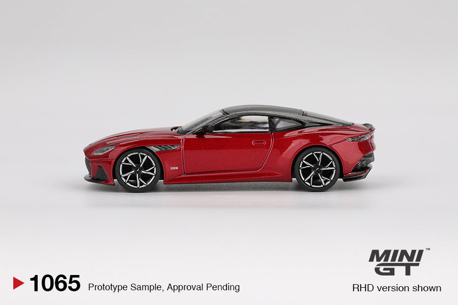 Mini GT 1/64 Aston Martin DBS Hyper Red #1065 LHD