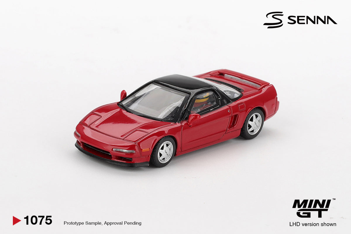 Honda NS-X Prototype Midship Sports 1989 Ayrton Senna w/ Figure