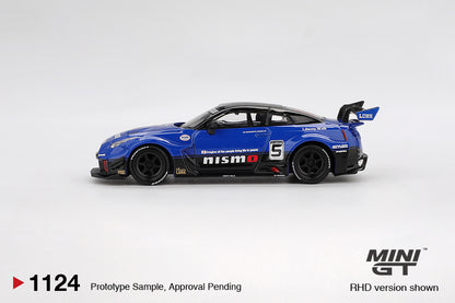 Mini GT No 1124 1/64 LB-Silhouette WORKS GT NISSAN 35GT-RR Ver.2 Blue