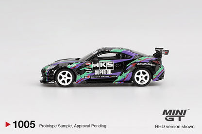 Mini GT No 1005 1/64 Toyota GR 86 HKS Type R 2022 Tokyo Auto Salon New