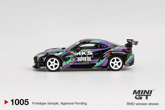 Mini GT No 1005 1/64 Toyota GR 86 HKS Type R 2022 Tokyo Auto Salon New