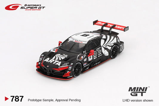 Mini GT 787 Honda NSX-GT "Type S" GT500 #16 "ARTA MUGEN NSX-GT " ARTA 2023 SUPER GT Serie