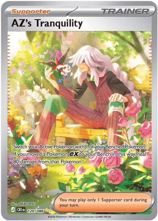 AZ's Tranquillity - 120/086 - Special Illustration Rare - Chaos Rising