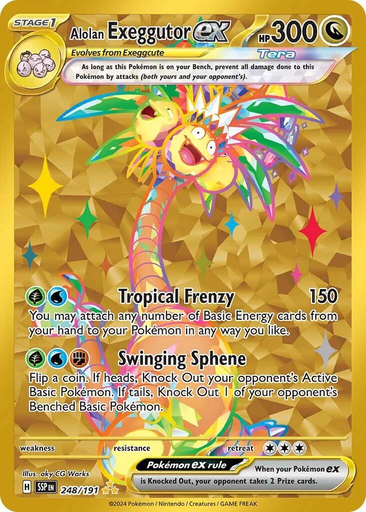 Alolan Exeggutor ex - 248/191 - Hyper Rare - Surging Sparks