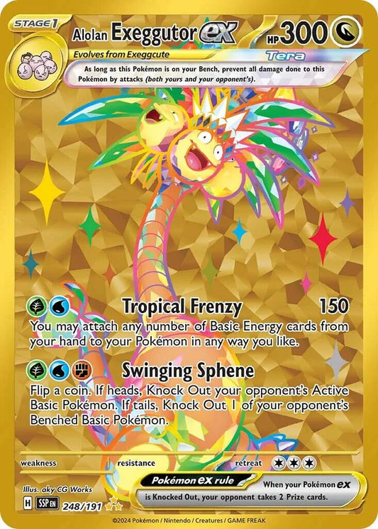 Alolan Exeggutor ex - 248/191 - Hyper Rare - Surging Sparks