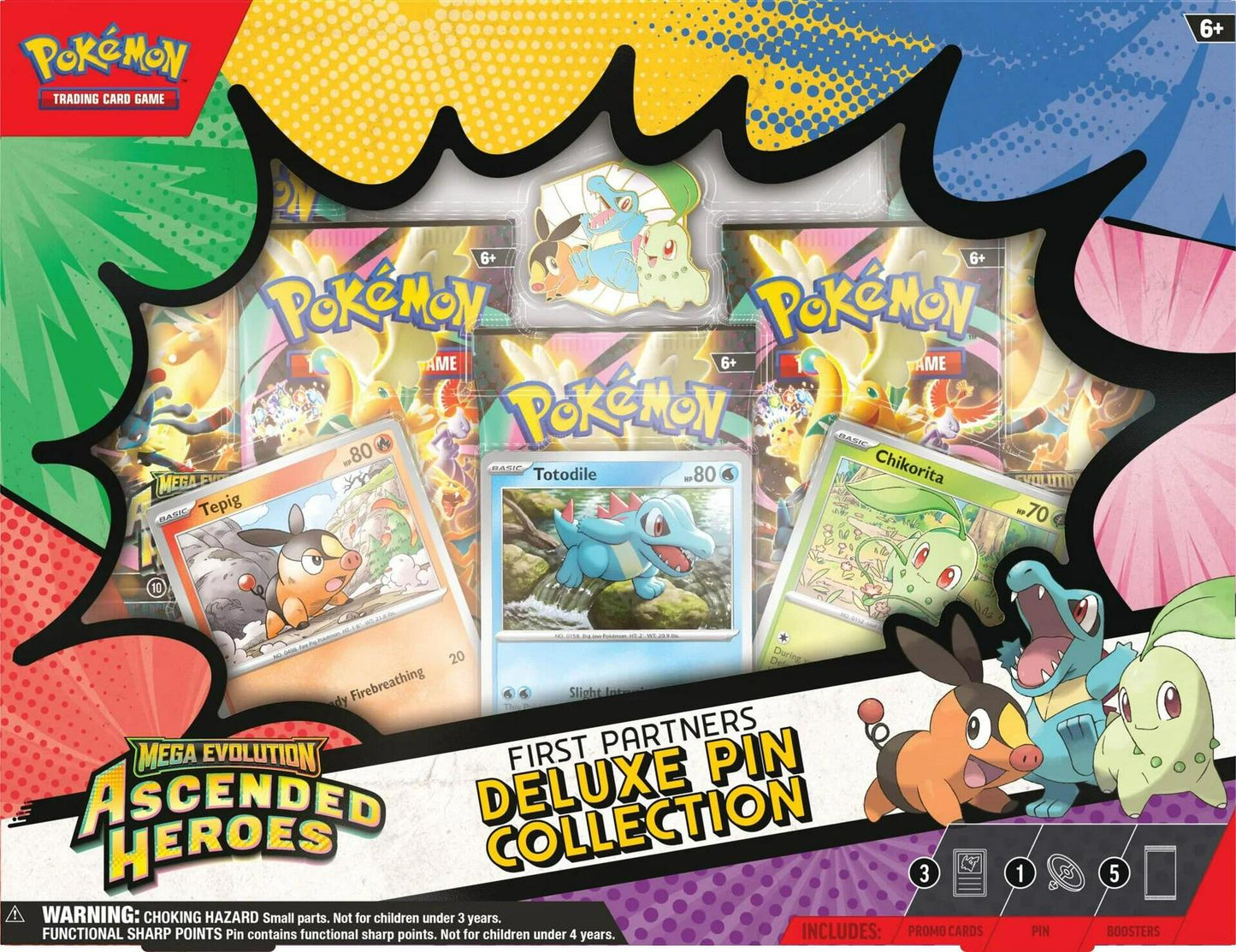 Ascended Heroes First Partners Deluxe Pin Collection Box