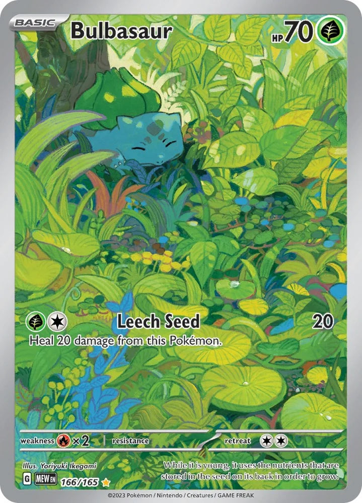 Bulbasaur - 166/165 - Illustration Rare - 151