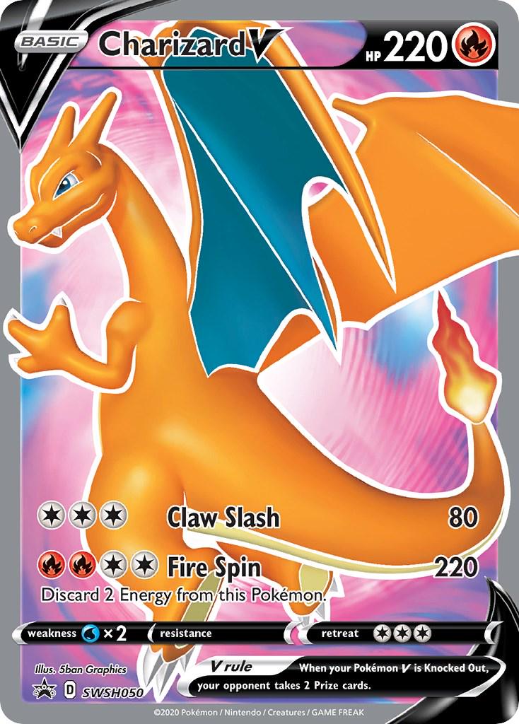 Charizard V - SWSH050 - Black Star Promo