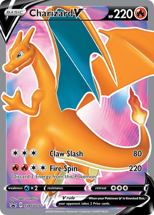 Charizard V - SWSH050 - Black Star Promo