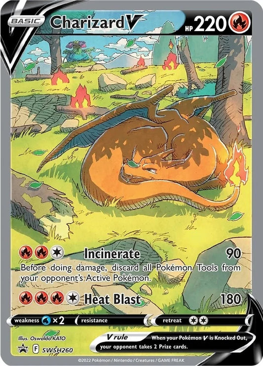 Charizard V - SWSH260 - Black Star Promo