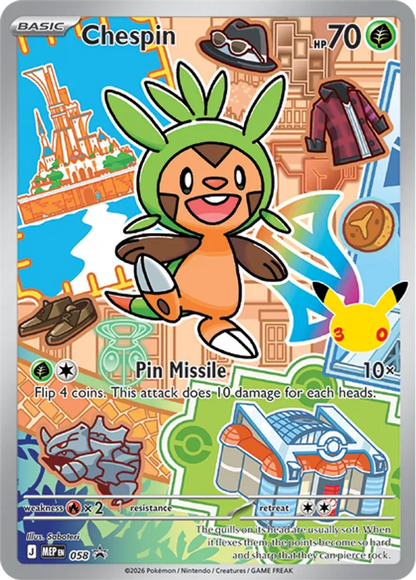 Chespin, Fennekin, Froakie - First Partners Illustration Series 3 Promos - Set of 3