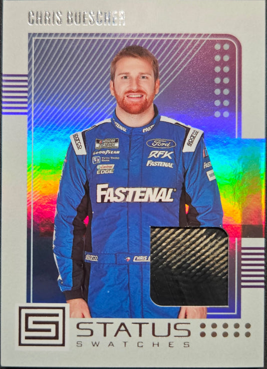 Chris Buescher - No.SS-CB - Panini Chronicles Status Swatches - Patch