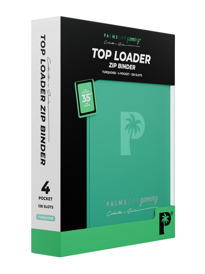 Collector Series Top Loader Zip Binder - 4 Pocket