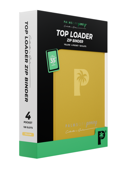 Collector Series Top Loader Zip Binder - 4 Pocket