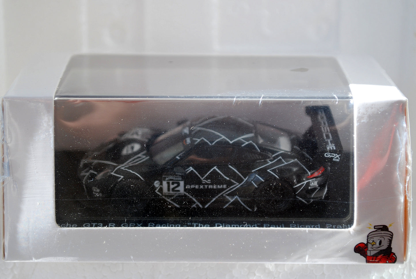 Sparky 1/64 Porsche GT3 R GPX Racing No.12 "The Diamond" Paul Ricard Practice Y200
