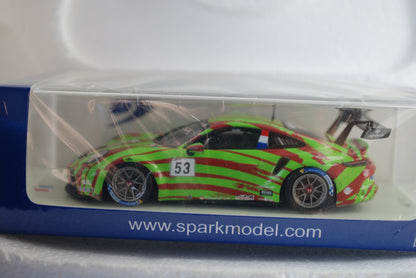 Spark 1/43 Porsche 911 GT3 Cup No.53 Porsche Carrera Cup France Barcelone 2021 Spark Motorsport Arthur Mathieu Limited 300 SF261