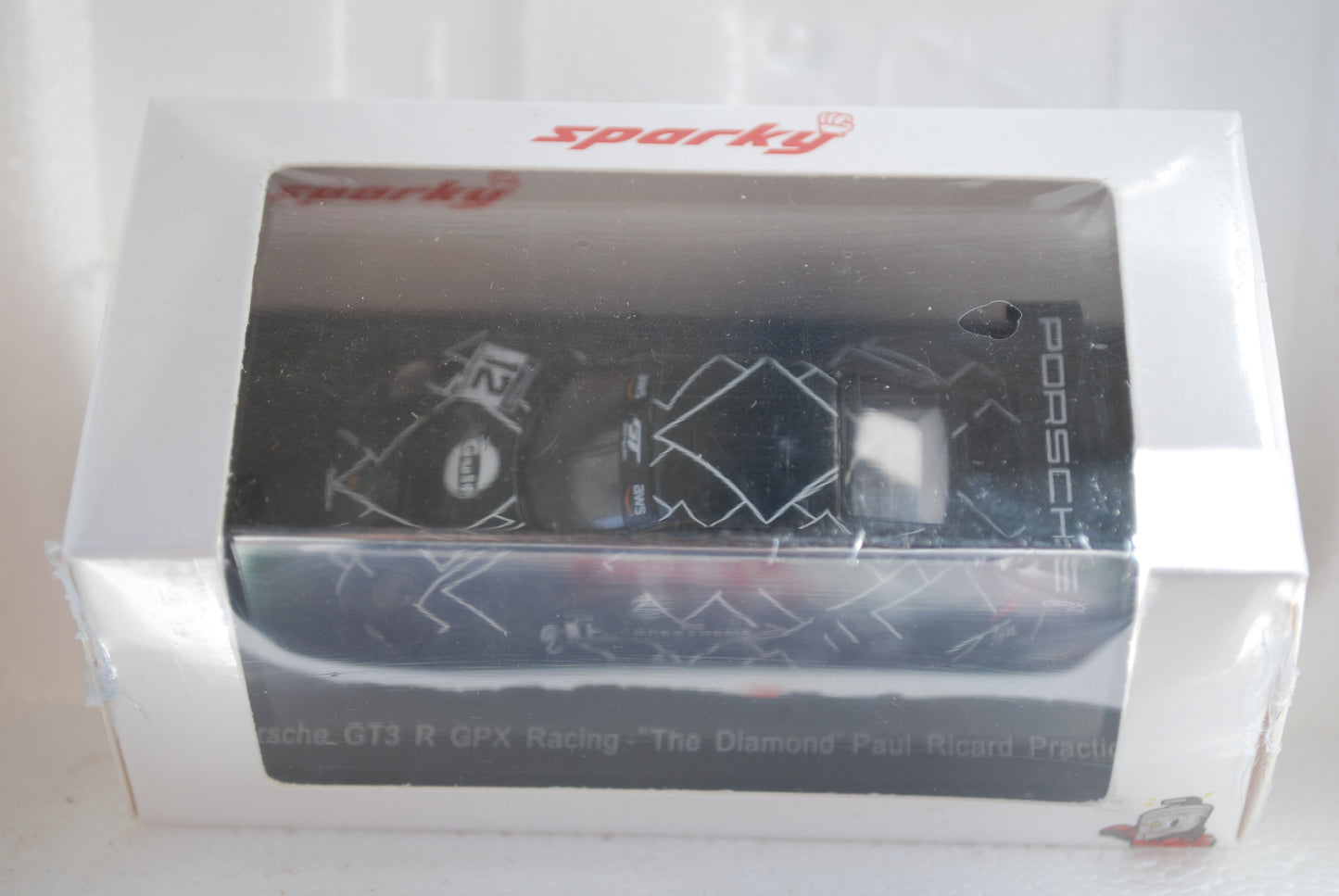 Sparky 1/64 Porsche GT3 R GPX Racing No.12 "The Diamond" Paul Ricard Practice Y200