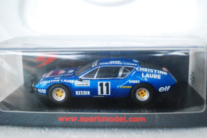 Spark 1/43 Alpine A310 No.11 Rally Monte Carlo 1977 G. Fréquelin - J. Delaval S5469