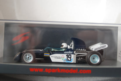 Spark 1/43 Surtees TS9B No.19 5th Argentinean GP 1972 Tim Schenken S3993