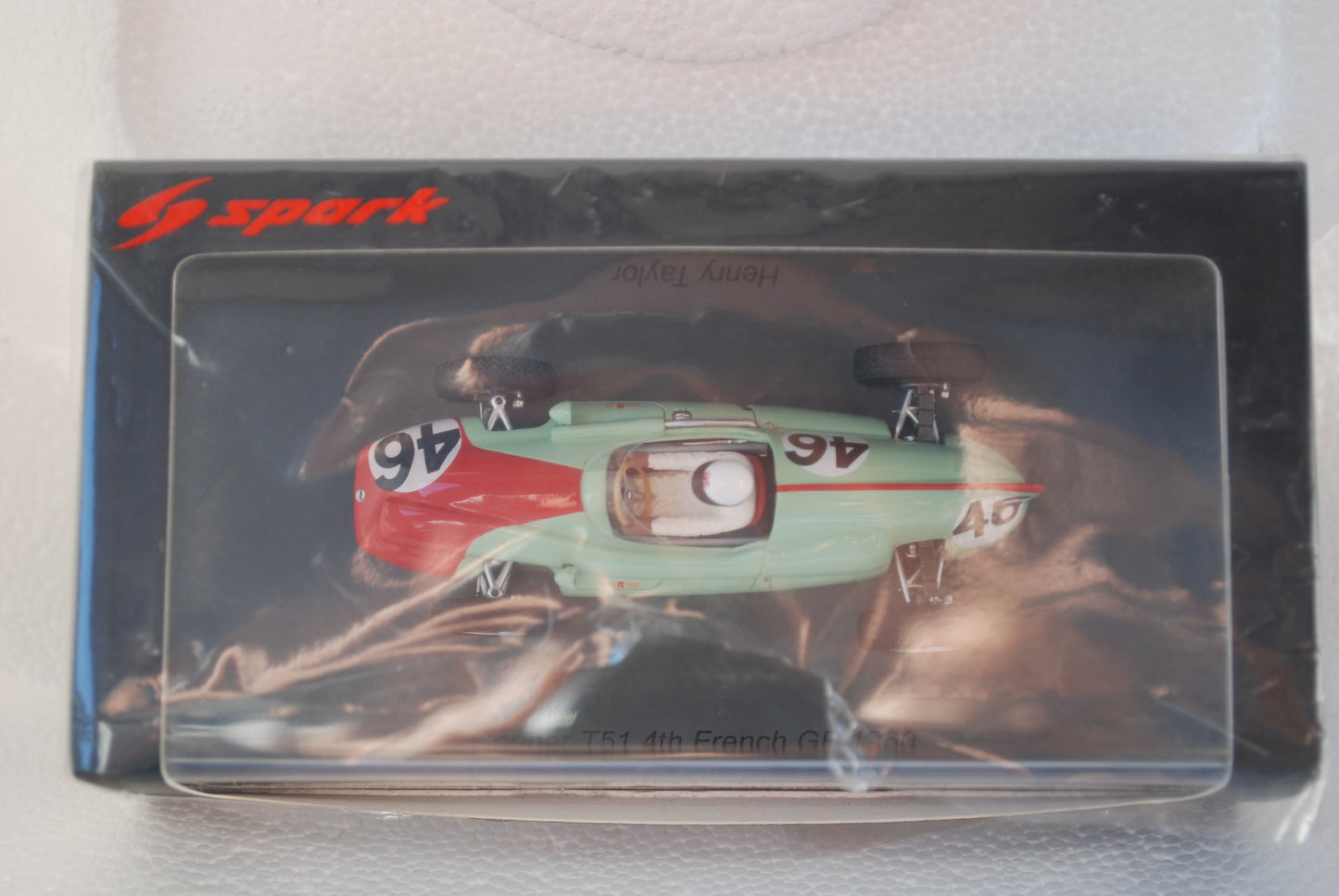 Spark 1/43 Cooper T51 No.46 4th French GP 1960 Henry Taylor S8051