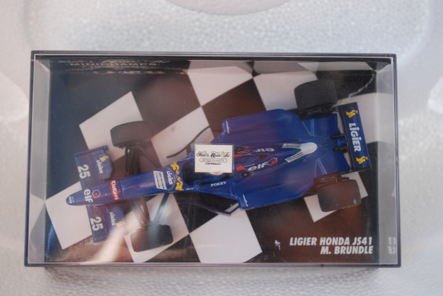 Minichamps 1/43 Ligier JS41 Formula 1 Mugen Honda M Brundle